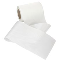 Artikel Trauerband Weiß 125mm x 25m aus 100 % Acetat für Kränze und Dekorationen