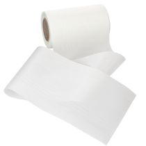 Artikel Kunststoff Kranzband Weiß 150mm x 25m für Trauerkränze