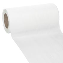 Artikel Kranzband Weiß, 200mm Breite, 25m Rolle, Trauerband, Schleifenband, Dekoband für Trauerfloristik und Anlässe