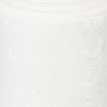 Artikel Kranzband 75mm x 25m Weiß Acetat für Trauerfloristik