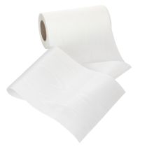 Artikel Acetatband Weiß 175mm x 25m Trauerfloristik Kranzband