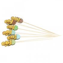 Artikel Osterdeko Küken im Ei Holz Dekofigur am Stab Ostern 7cm 12St