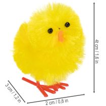 Artikel Chenille Osterküken Set Bunt 4cm 10 Stück für Frühlings- und Osterdekorationen