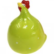 Deko Huhn Keramik Dekofigur Ostern Bunt Sortiert H6cm 6St