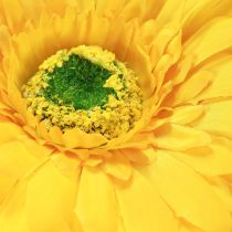Artikel Künstliche Blumen Gerbera Sonnengelb Gartenblume 47cm