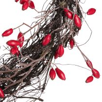 Artikel Künstliche Hagebutten Kranz Deko Herbstkranz Rot Ø50cm