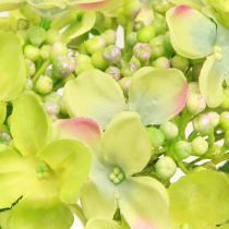 Artikel Künstliche Hortensien Grün Blüten Blätter L43cm 2St