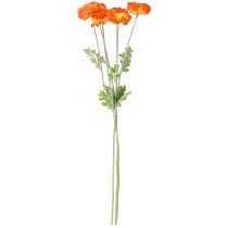 Artikel Künstliche Mohnblumen Orange 78cm Ø6-7cm 3 Stück für Wohnraumdekoration