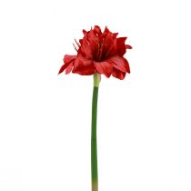 Künstliche Amaryllis Weihnachtsblumen Rot Kunstblumen L40cm