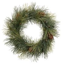 Artikel Künstlicher Kiefernzweig-Kranz mit Zapfen 60 cm Grün