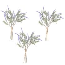 Artikel Künstlicher Lavendelbund Lila 38 cm 3er Set 9 Stiele