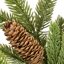 Artikel Künstlicher Tannenzweig mit echten Zapfen Weihnachtszweig 78cm