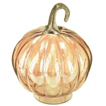 Artikel Kürbis Deko Glas Glaskürbis Tischdeko Orange Ø14cm H18cm