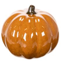 Artikel Keramik Kürbis LED Dekoration Orange 10 cm für Innenbereich