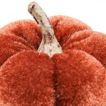 Artikel Deko-Stecker Kürbis Ø6,5 cm, Orange, Braun, Textil, 9 Stück