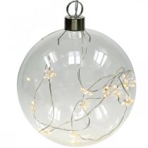 Weihnachtskugel LED Kugel Ø12cm 15L Innen Warmweiß Timer