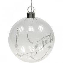 Weihnachtskugel LED Kugel Ø12cm 15L Innen Warmweiß Timer