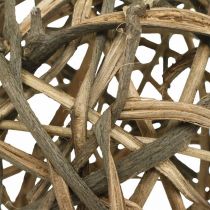 Deko Kugel Rebenholz Natur Ø15cm