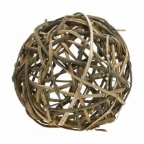 Deko Kugel Rebenholz Natur Ø25cm