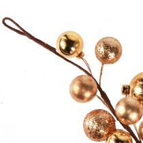 Artikel Kugelgirlande Gold 160 cm Kunststoff Weihnachtsdekoration
