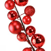 Artikel Kugelgirlande Weihnachten Weihnachtsgirlande Rot 160cm