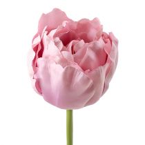 Kunstblumen Tulpen gefüllt Altrosa 84cm - 85cm 3St