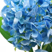 Artikel Künstliche Hortensie Blau 69cm aus Textil und Kunststoff für Dekoration