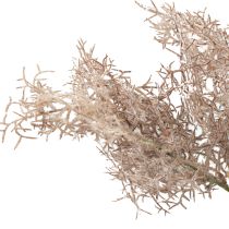 Kunstblumen Deko, Korallenzweig, Dekozweige Weiß Braun 40cm 4St
