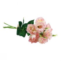 Artikel Kunstblumen Eustoma Lisianthus Rosa Creme 52cm 5 St