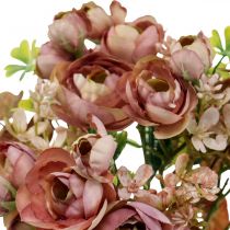 Artikel Kunstblumen Deko Strauß Ranunkeln Künstlich Rosa 32cm