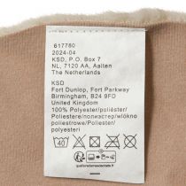 Artikel Kunstfell Deko Fell rund Tischläufer Fellteppich Beige Ø38cm