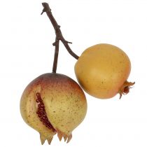 Kunstobst Granatapfel mit Kernen Ø6cm - Ø7cm L18cm