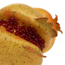 Kunstobst Granatapfel mit Kernen Ø6cm - Ø7cm L18cm