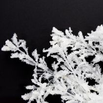 Artikel Kunstzweig gefrostet Dekozweig Winterdeko Weiß 78cm 2St