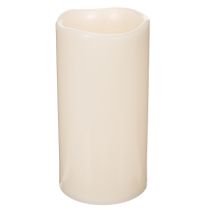 Artikel LED Kerze 25cm Kunststoff Warmweiß Batteriebetrieben Mit Timer