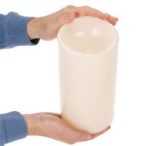 Artikel LED Kerze 25cm Kunststoff Warmweiß Batteriebetrieben Mit Timer
