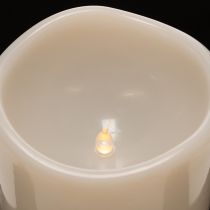 Artikel LED Kerze 25cm Kunststoff Warmweiß Batteriebetrieben Mit Timer