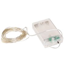 Artikel LED Lichterkette 40 Micro-LED Warmweiß Timer Für Batterie 6St