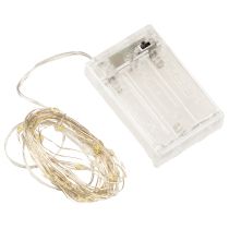 Artikel LED-Lichterkette mit Batteriebetrieb 5m warmweiß für Innen