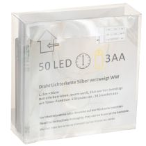 Artikel LED-Lichterkette mit Batteriebetrieb 5m warmweiß für Innen