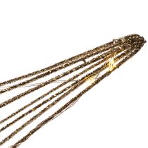 Artikel Deko LED-Stern aus goldfarbenem Draht 32cm für Innen