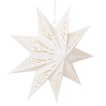 Artikel Weihnachtsstern LED Papier Warmweiß 38 cm für Innenbereich