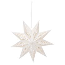 Artikel Weihnachtsstern LED Papier Warmweiß 38 cm für Innenbereich