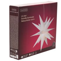 Artikel Deko-LED-Stern Kunststoff Warmweiß Outdoor mit Timer 40 cm