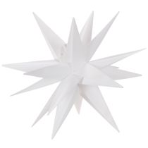 Artikel LED Weihnachtsstern aus Kunststoff Warmweiß mit Timer 60 cm für Innen- und geschützten Außenbereich