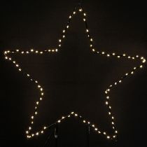 Artikel LED Stern stehend Metall 100 Micro LED Warmweiß Ø37cm