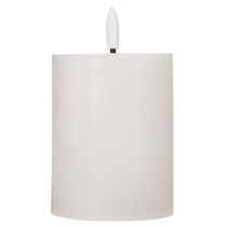 Artikel LED Stumpenkerze mit Flackerlicht und Timerfunktion Weiß Ø 7 cm Höhe 12 cm
