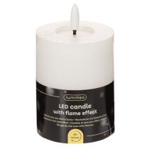Artikel LED Stumpenkerze mit Flackerlicht und Timerfunktion Weiß Ø 7 cm Höhe 12 cm