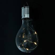 Artikel Solar LED Dekoleuchte Glühbirne für Garten und Wohnraum H15cm Warmweiß 5 Stück