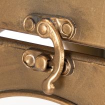 Artikel Laternen-Set aus Metall und Glas in Messing-Optik, H50cm und H42,5cm, 2-teilig
